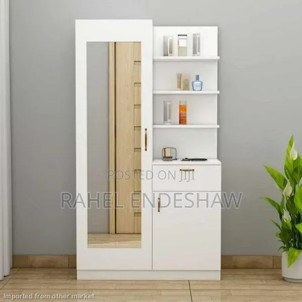 White Laminated Dresser