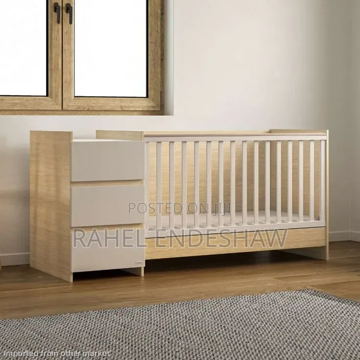 Laminated Mdf Baby Bed