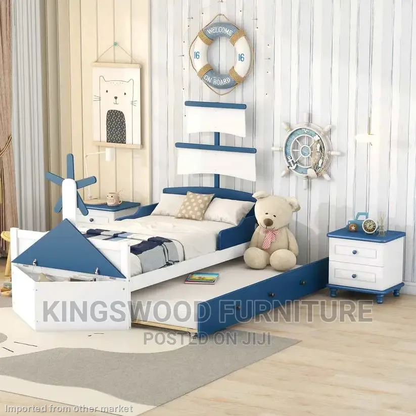 100cm Boat Platform Kids Bed P30 C1095